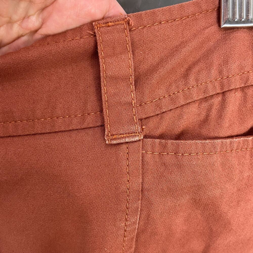 Dolce & Gabbana Casual Pants Size 26 US 40 IT Rust Orange‎ Cropped Straight - Picture 9 of 12